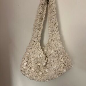 Handcrafted Cream Crochet Bag
